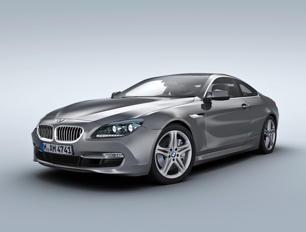 bmw car 3ds - BMW 6 Series Coupe (2012) by Swan3DStudios